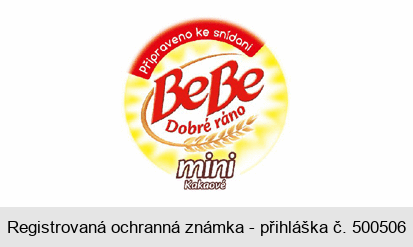 Připraveno ke snídani BeBe Dobré ráno mini Kakaové