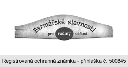 Farmářské slavnosti pro rodiny s dětmi