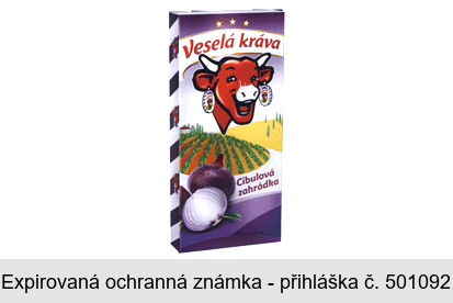Veselá kráva Cibulová zahrádka