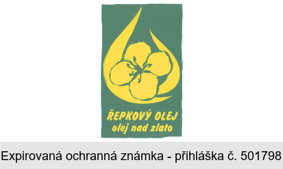ŘEPKOVÝ OLEJ olej nad zlato
