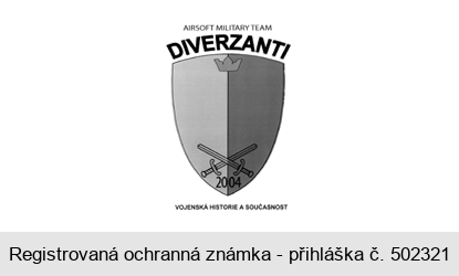 AIRSOFT MILITARY TEAM DIVERZANTI 2004 VOJENSKÁ HISTORIE A SOUČASNOST