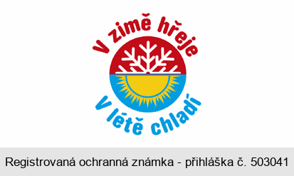 V zimě hřeje V létě chladí