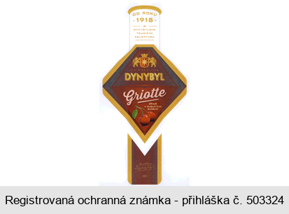 DYNYBYL Griotte ZRAJE V DUBOVÝCH SUDECH OD ROKU 1918 DYNYBYLOVA TRADIČNÍ RECEPTURA
