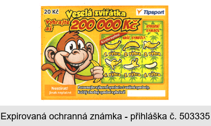 Veselá zvířátka Vyhrajte až 200 000 Kč Tipsport