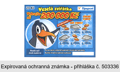 Veselá zvířátka Vyhrajte až 200 000 Kč Tipsport