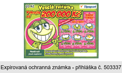 Veselá zvířátka Vyhrajte až 200 000 Kč Tipsport