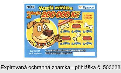 Veselá zvířátka Vyhrajte až 200 000 Kč Tipsport