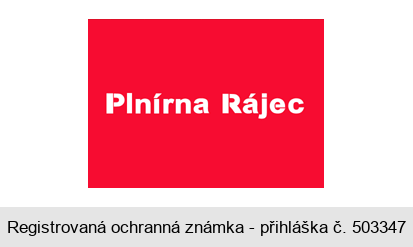 Plnírna Rájec