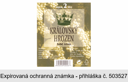 KRÁLOVSKÝ HROZEN bílé víno
