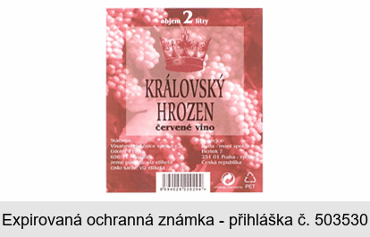KRÁLOVSKÝ HROZEN červené víno