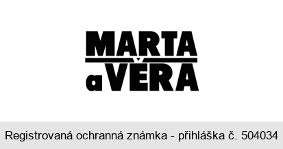MARTA a VĚRA