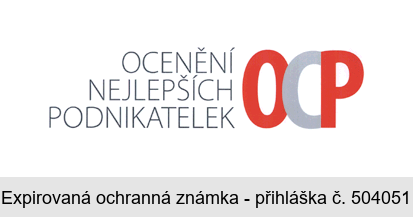 OCP OCENĚNÍ NEJLEPŠÍCH PODNIKATELEK