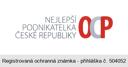 OCP NEJLEPŠÍ PODNIKATELKA ČESKÉ REPUBLIKY