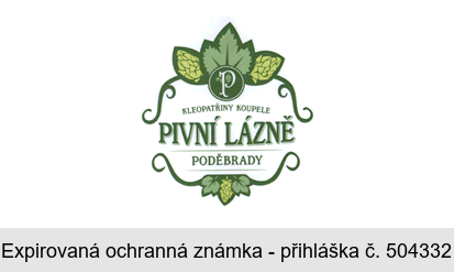 KLEOPATŘINY KOUPELE PIVNÍ LÁZNĚ PODĚBRADY P