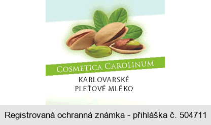 COSMETICA CAROLINUM KARLOVARSKÉ PLEŤOVÉ MLÉKO
