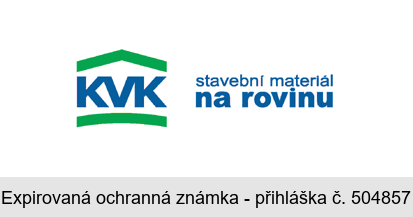 KVK stavební materiál na rovinu