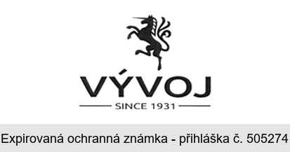 VÝVOJ SINCE 1931
