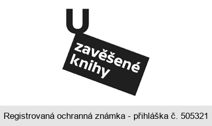 U zavěšené knihy