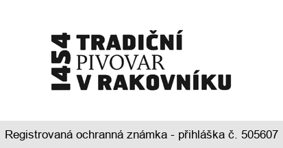 1454 TRADIČNÍ PIVOVAR V RAKOVNÍKU