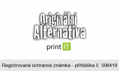 Originální Alternativa print IT