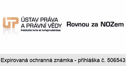 ÚSTAV PRÁVA A PRÁVNÍ VĚDY Institutio luris et lurisprudantiae  Rovnou za NOZem