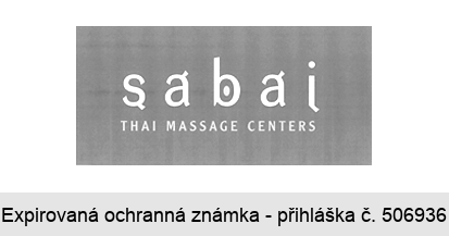 sabai THAI MASSAGE CENTERS