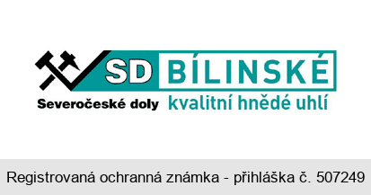 SD BÍLINSKÉ kvalitní hnědé uhlí Severočeské doly