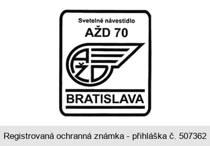 Svetelné návestidlo AŽD 70 AŽD BRATISLAVA