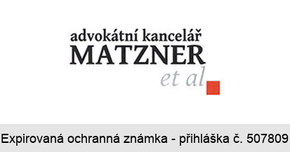 advokátní kancelář MATZNER et al