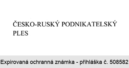 ČESKO-RUSKÝ PODNIKATELSKÝ PLES