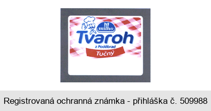 M milko Tvaroh z Poděbrad Tučný