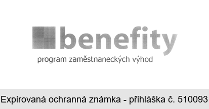 benefity program zaměstnaneckých výhod