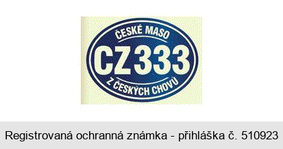 ČESKÉ MASO Z ČESKÝCH CHOVŮ CZ 333