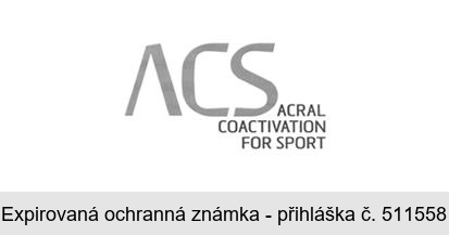 ACS ACRAL COACTIVATION FOR SPORT