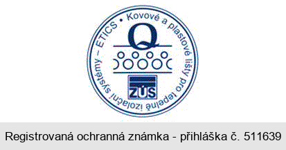 Kovové a plastové lišty pro tepelně izolační systémy - ETISC . ZÚS Q