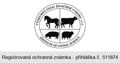 VÝZKUMNÝ ÚSTAV ŽIVOČIŠNÉ VÝROBY, v.v.i. INSTITUTE OF ANIMAL SCIENCE