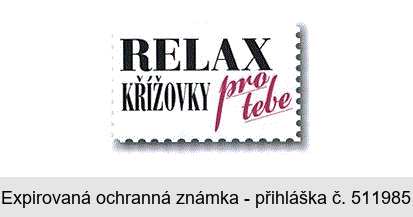 RELAX KŘÍŽOVKY pro tebe