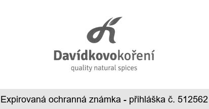 Davídkovo koření quality natural spices