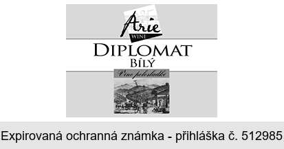 ARIE WINE DIPLOMAT BÍLÝ Víno polosladké
