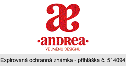 aa andrea VE JMÉNU DESIGNU