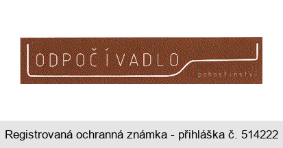 ODPOČÍVADLO pohostinství