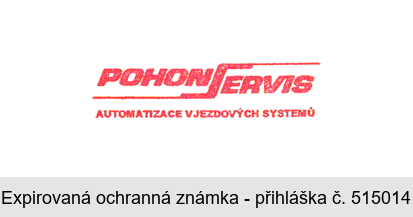 POHON SERVIS AUTOMATIZACE VJEZDOVÝCH SYSTEMŮ