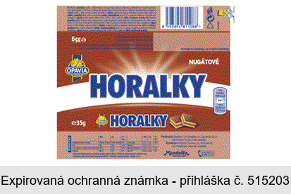 HORALKY NUGÁTOVÉ OPAVIA