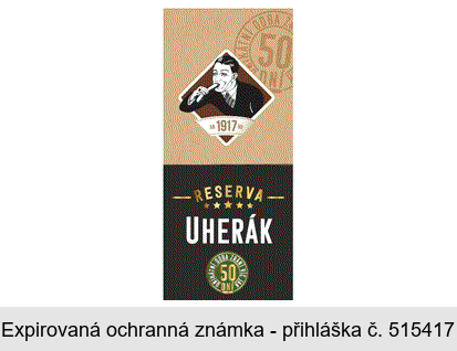 RESERVA UHERÁK ANNO 1917