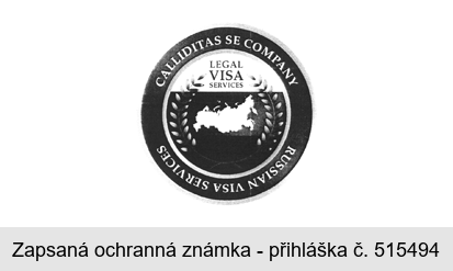 LEGAL VISA SERVICES CALLIDITAS SE COMPANY RUSSIAN VISA SERVICES