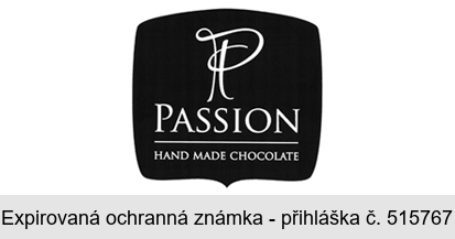 P PASSION HAND MADE CHOCOLATE