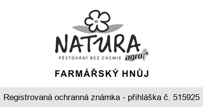 NATURA PĚSTOVÁNÍ BEZ CHEMIE agro FARMÁŘSKÝ HNŮJ