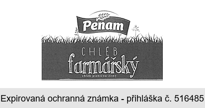 Penam CHLÉB farmářský chléb pšenično-žitný