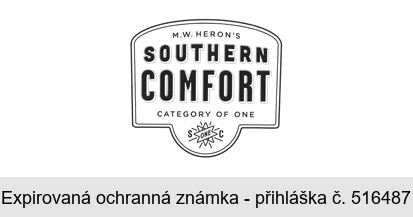 M.W. HERON´S SOUTHERN COMFORT CATEGORY OF ONE SC ONE