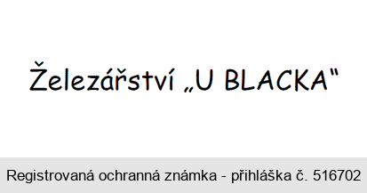 Železářství ?,,U BLACKA''
